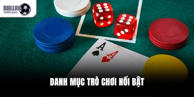 Danh mục trò chơi nổi bật