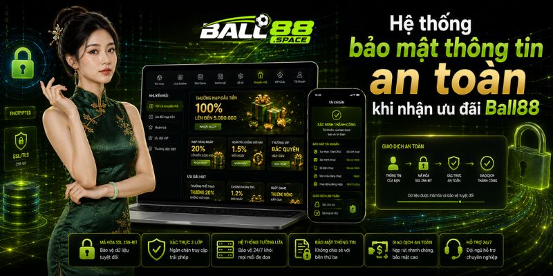 Cơ chế bảo mật khi rút tiền Ball88